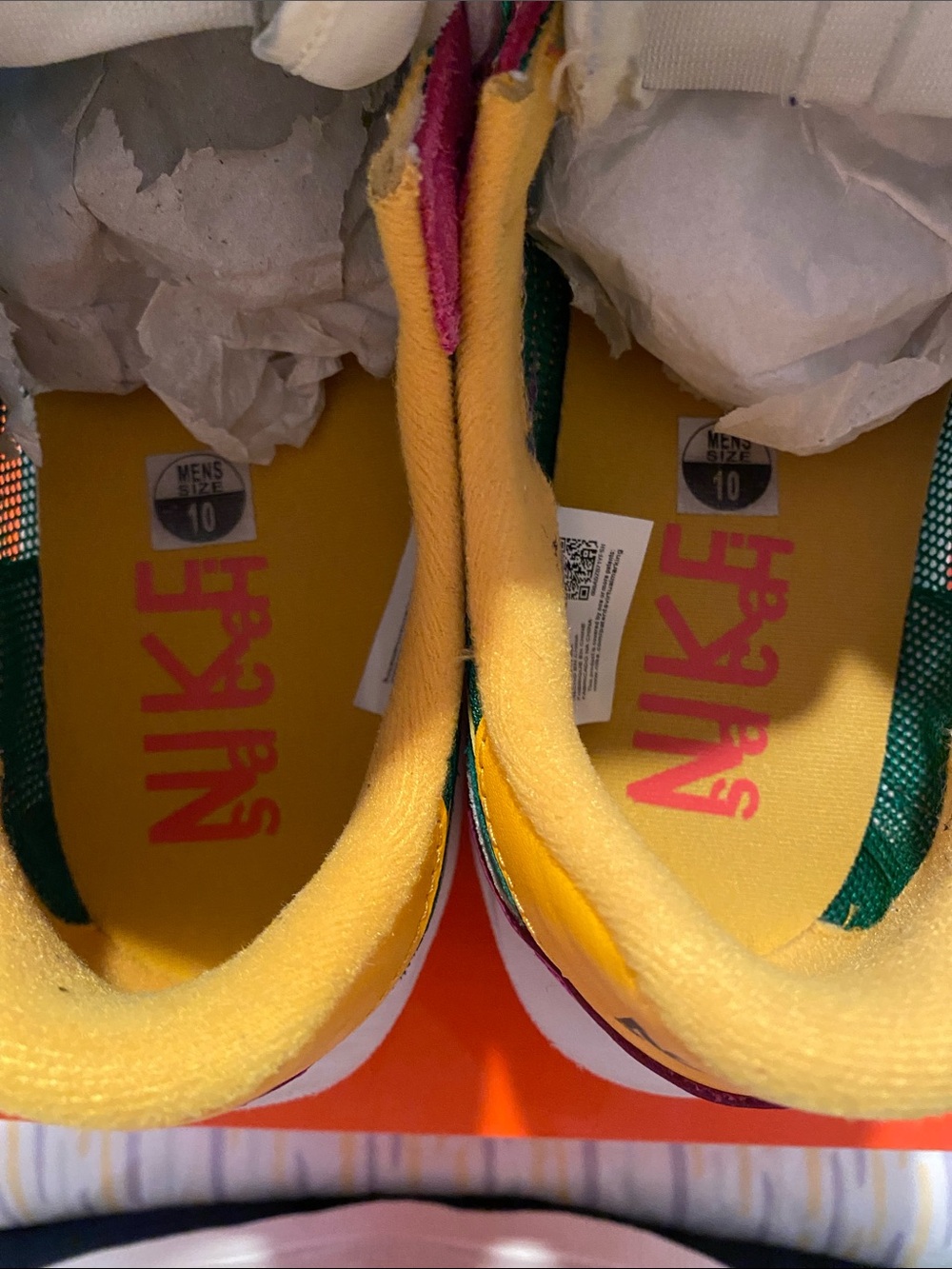 Nike Sacai x LD waffle pine green size 10 - Picture 7 of 8